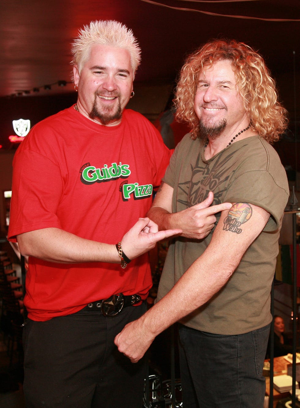 Sammy Hagar and Guy Fieri - Cabo Wabo Photocall