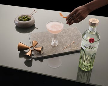 tanqueray x alessi bottle and bar equipment