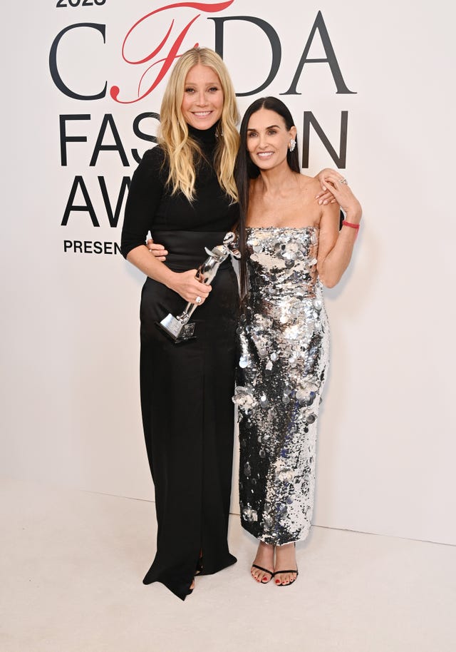 Demi Moore and Gwyneth Paltrow look glamorous at the CFDA awards