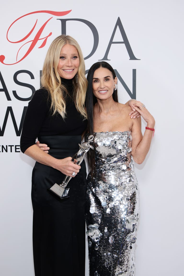 Demi Moore And Gwyneth Paltrow Look Glamorous At The Cfda Awards 