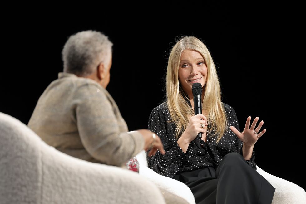 gwyneth paltrow at a conference