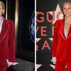 Gwyneth Paltrow Rewears Iconic Red Velvet Suit to Gucci Love Parade