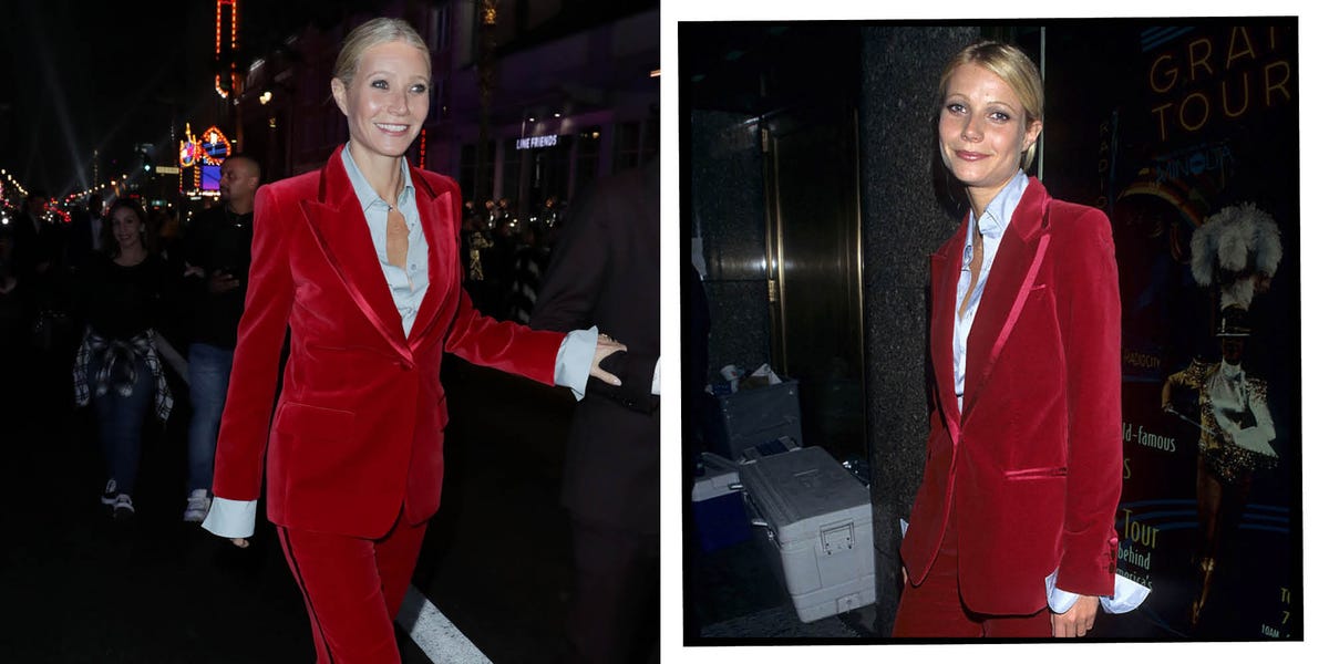 Gwyneth Paltrow Wore Her Iconic Tom Ford Gucci Suit to the Gucci