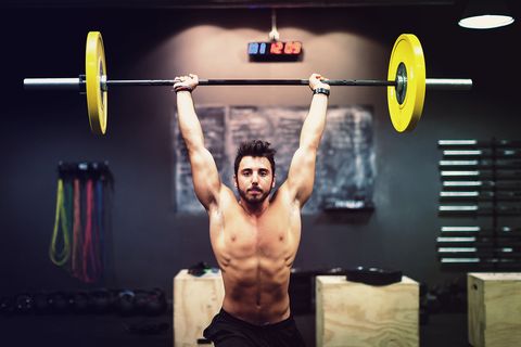 Gym fitness - Men Workout Barbell