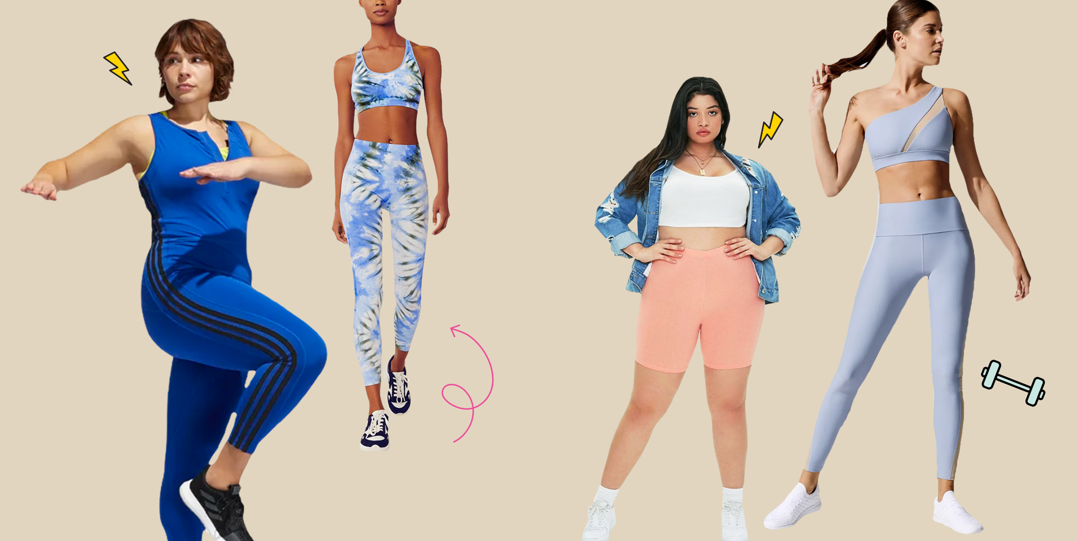 Gym Outfits Thatll Make You Want to Work Out — Cute Workout Clothes, Activewear