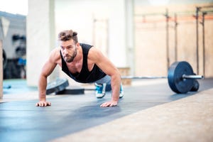 gym workout in the gym