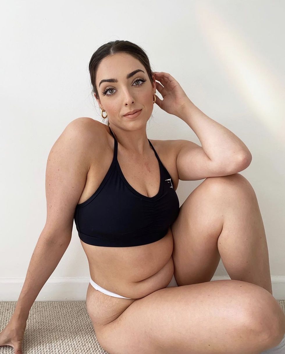 gymshark nelly london post body confidence