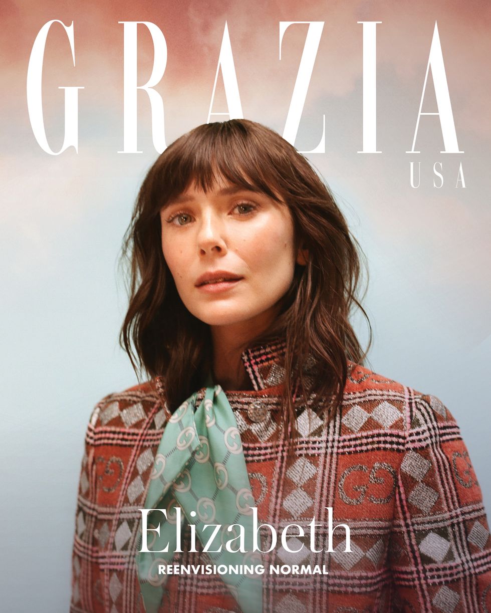 elizabeth olsen on grazia usa's digital cover