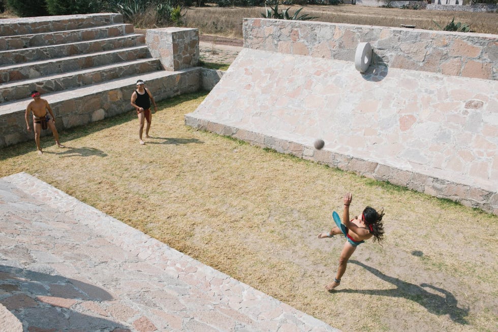 uluma voorloper voetbal teotihuacan maya's mexico