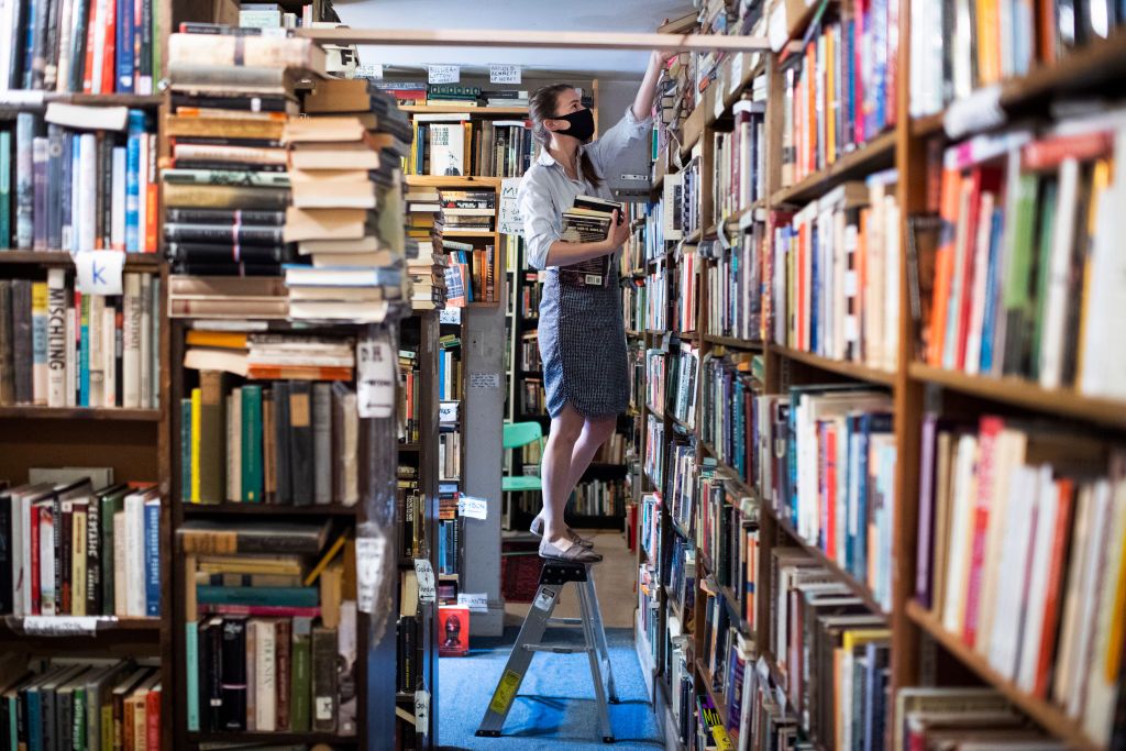 Why Are Booksellers Suddenly At The Vanguard Of The Culture Wars   H C3 A9l C3 A8ne Golay Stocks Inventory At Capitol Hill Books On C News Photo 1692547207 