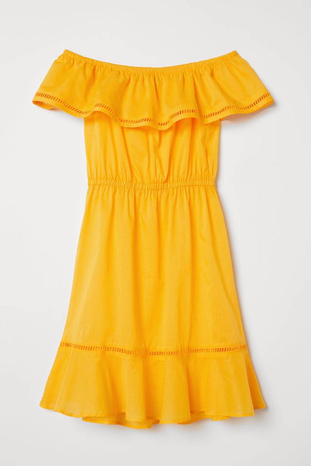 yellow dress 