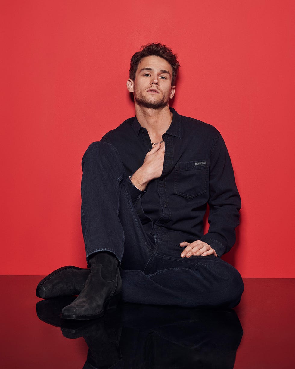 brandon flynn calvin klein