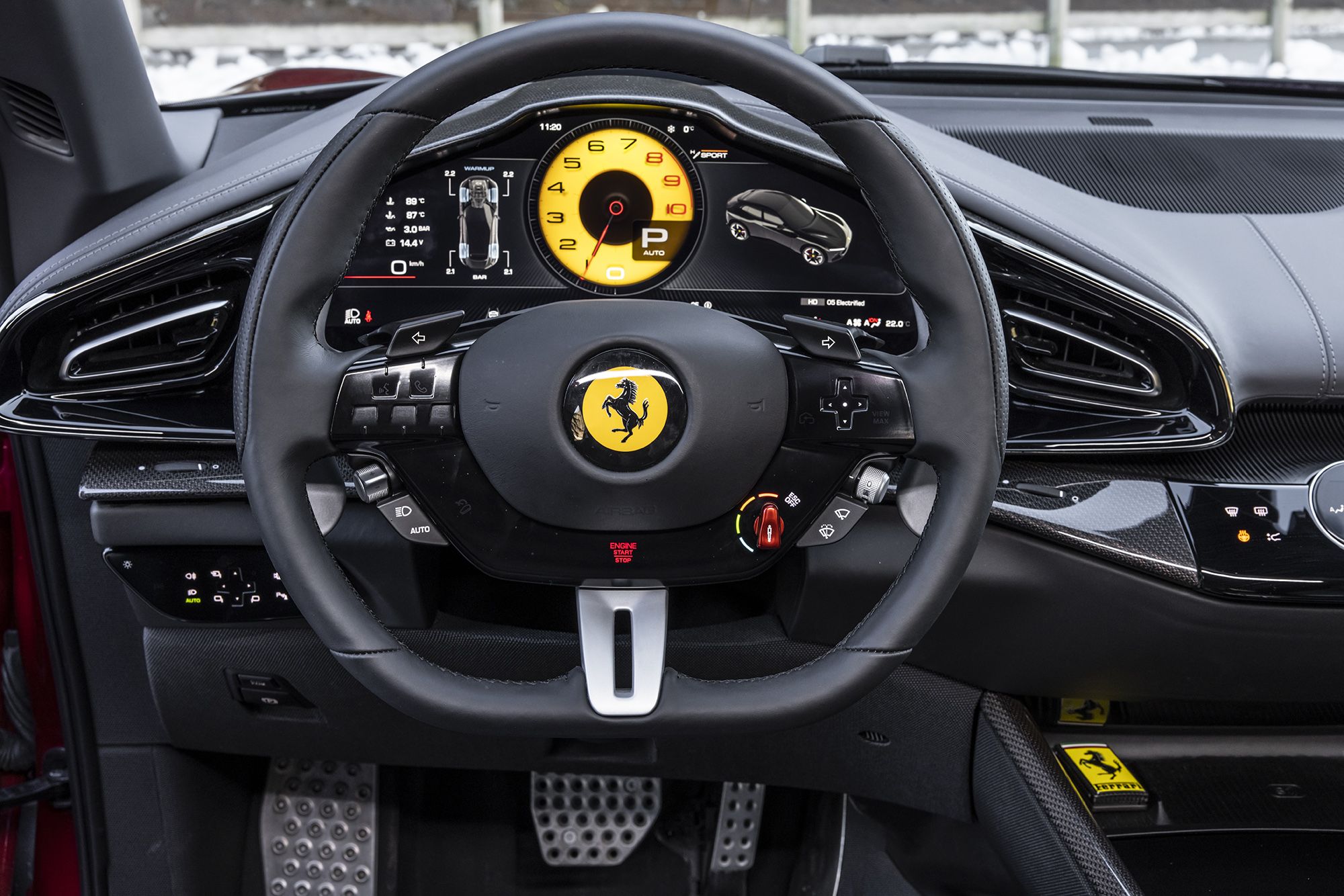 Ferrari Purosangue: 4 Door SUV Prancing into the Future Interior Steering Wheel
