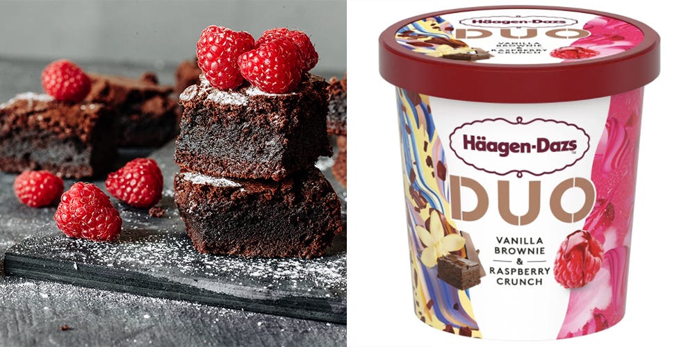 haagen dazs ice cream duo