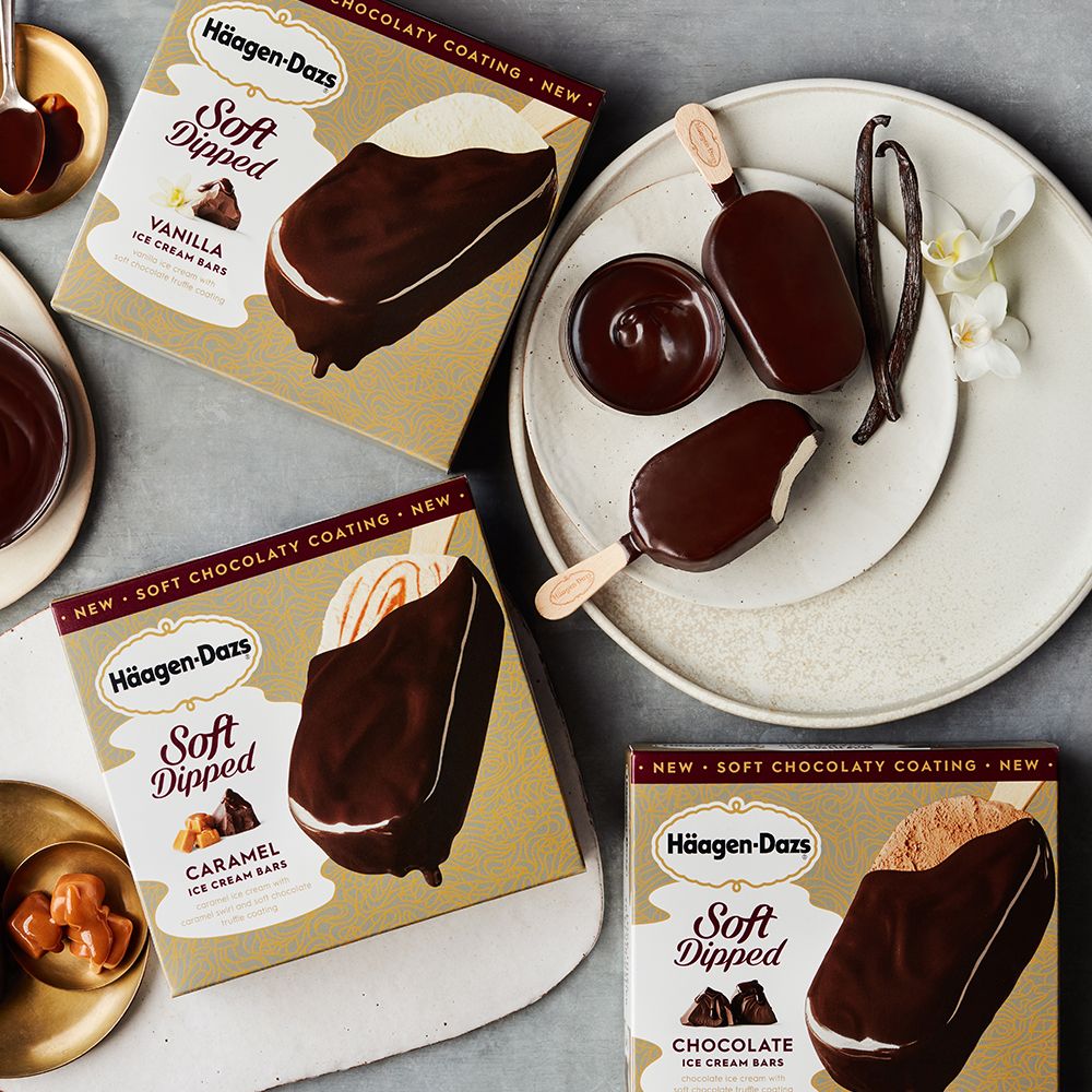 Häagen-Dazs Has New Soft-Dipped Ice Cream Bars, and They're Covered in  Truffle Coating