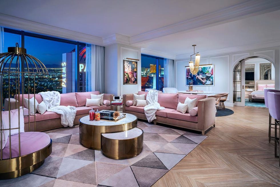 Habitación diseñada por REVOLVE en el hotel Palms Casino Resort
