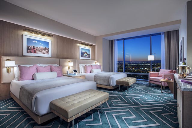 Habitación diseñada por REVOLVE en el hotel Palms Casino Resort