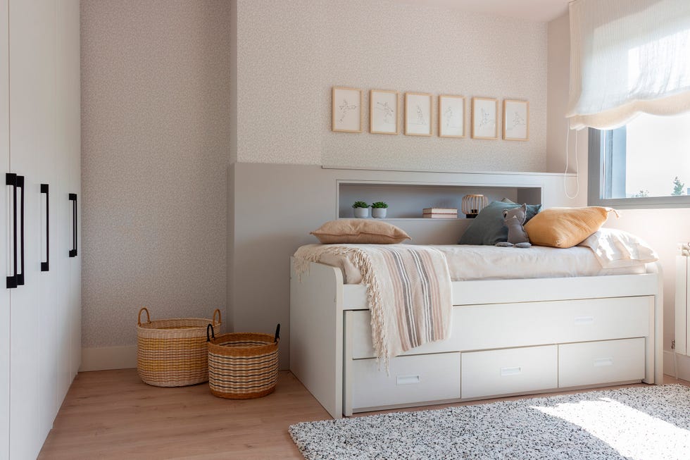 habitación infantil con cama nido