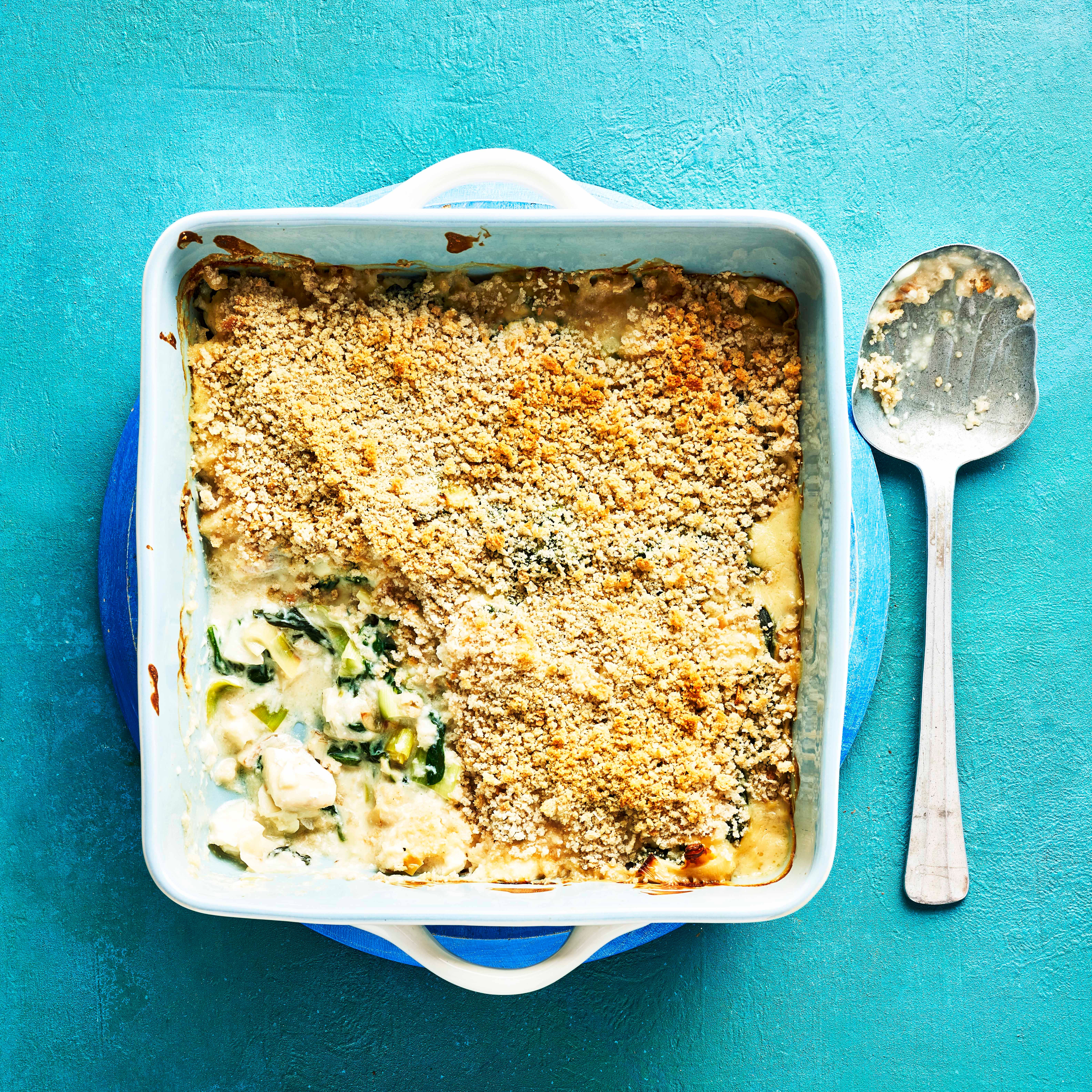 haddock florentine bake