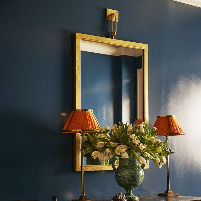 10 Designer Rooms That Showcase Farrow & Ball's Hague Blue Paint Color