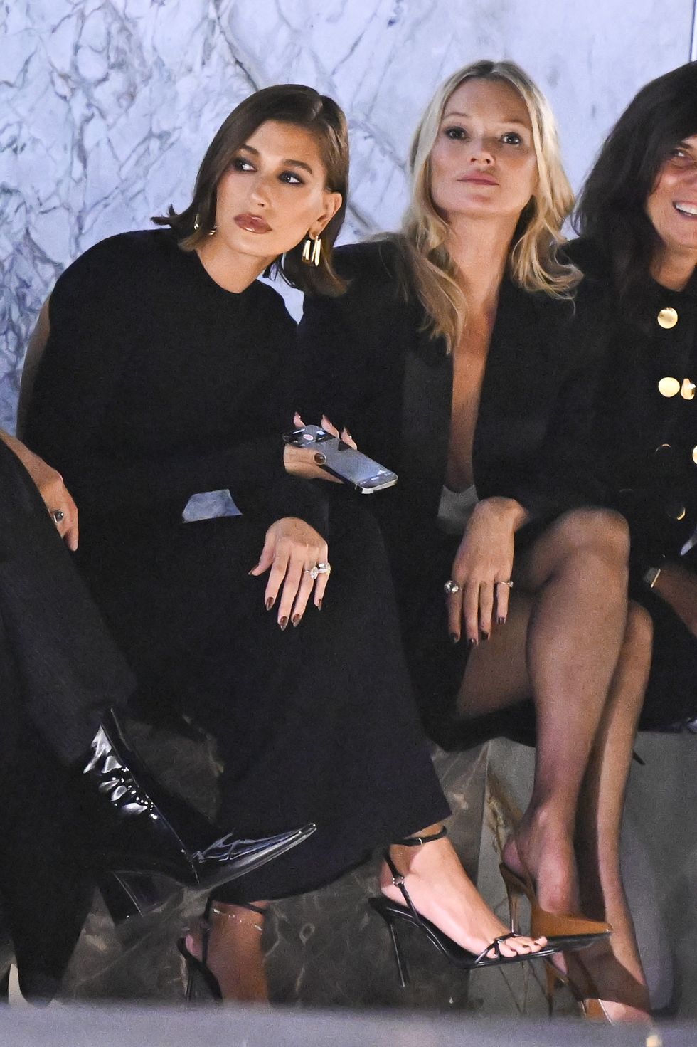 saint laurent : front row paris fashion week womenswear spring/summer 2024