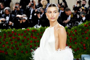 hailey bieber at the 2022 met gala