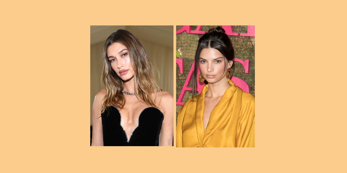 Hailey Bieber and Emily Ratajkowski matched hairstyles