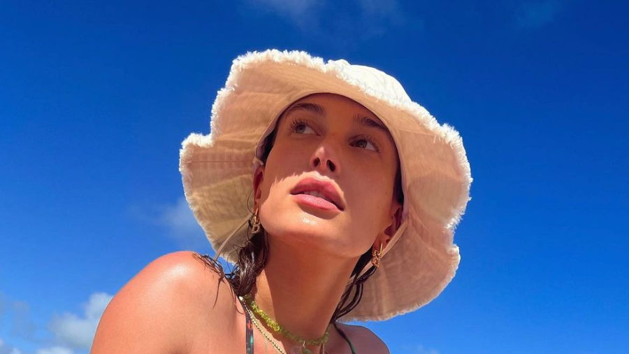 preview for Hailey Bieber shares her skincare and makeup routine on TikTok
