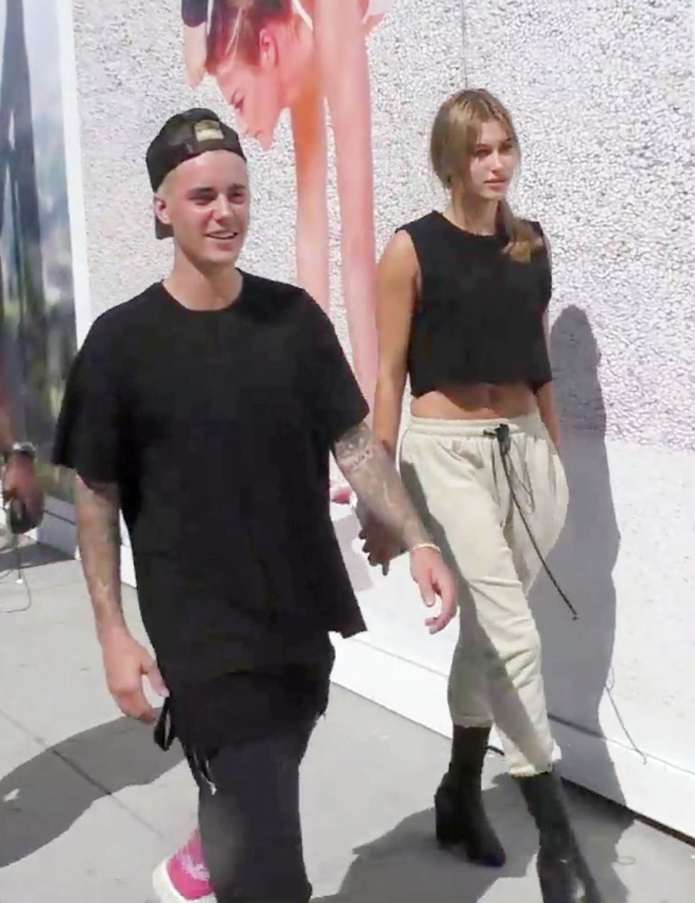 Justin Bieber and Hailey Baldwin in 2015.