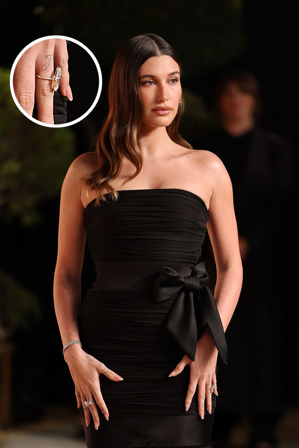 hailey bieber and her new engagement ring