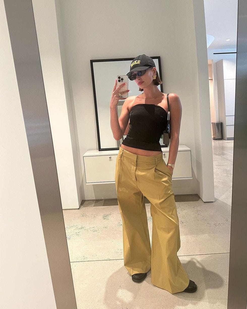 Hailey Bieber's Fashionable Photo Dump Is Full of Mini Skirts and