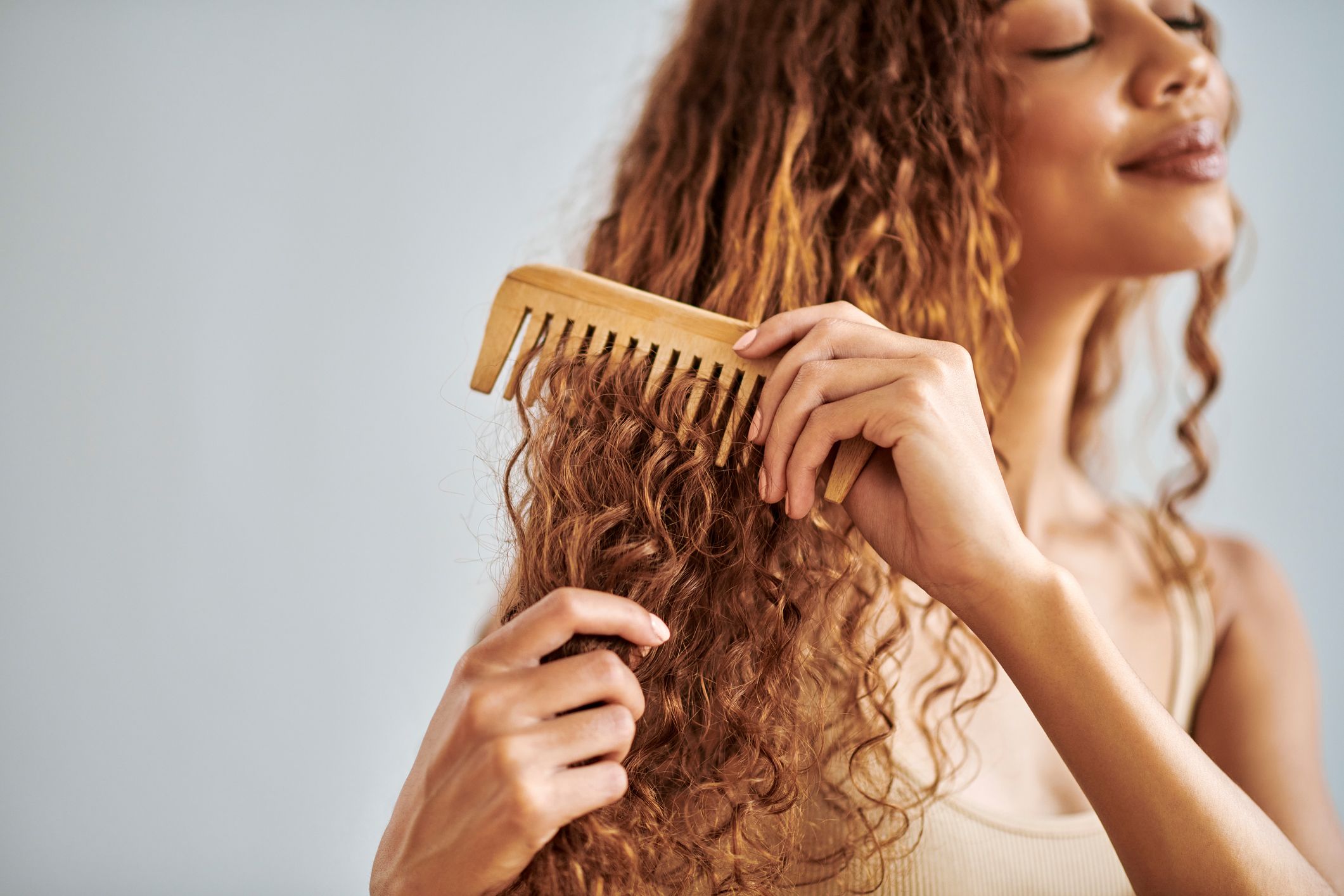 Comb or brush on sale for curly hair