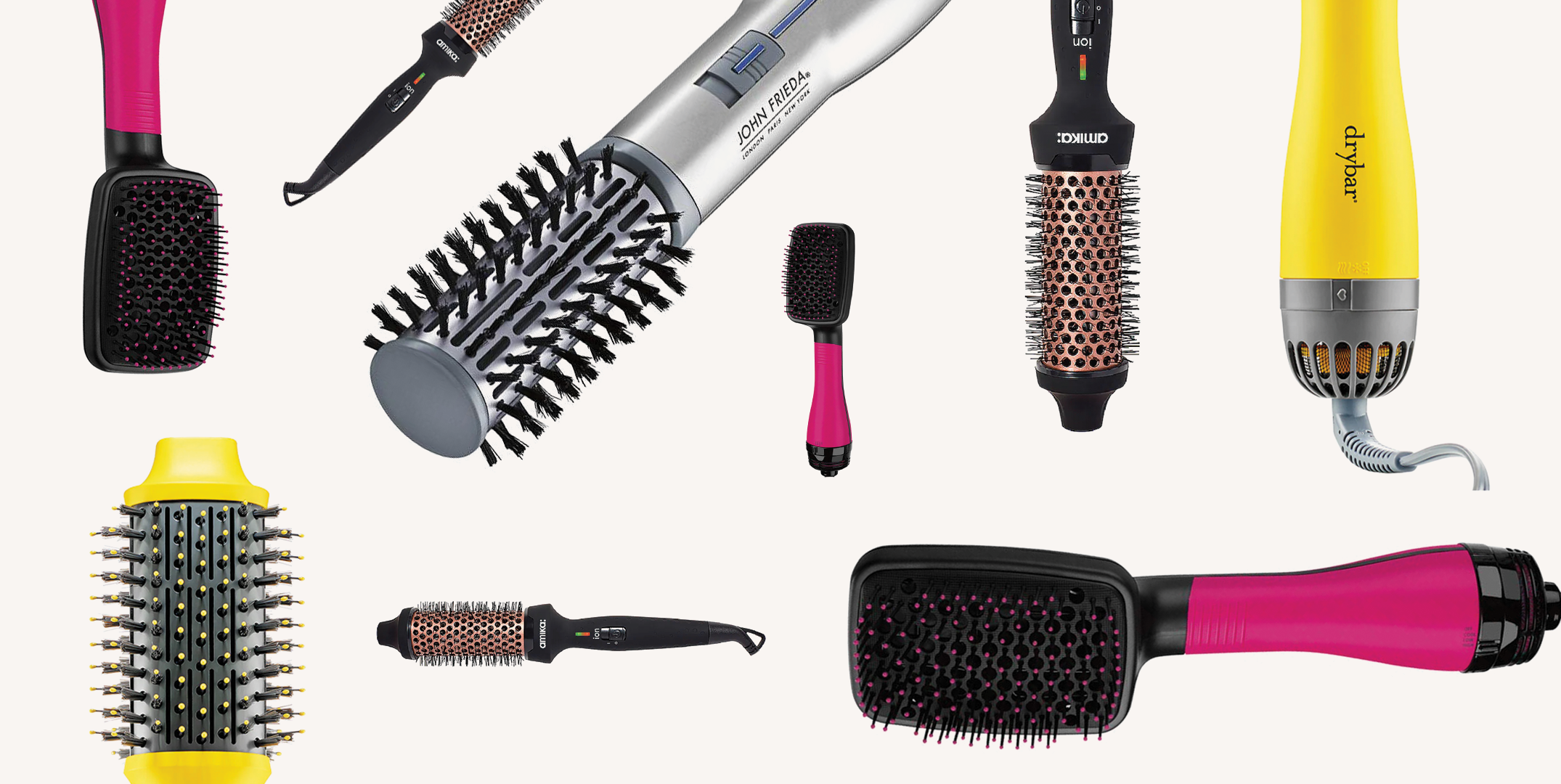 12 Best Hair Dryer Brushes for All Hair Types 2023 - Hot Air Brushes