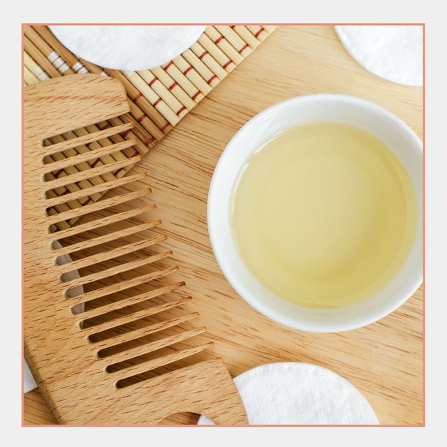comb and hair oil