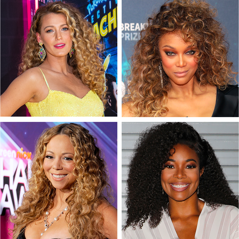 long curly hair black women