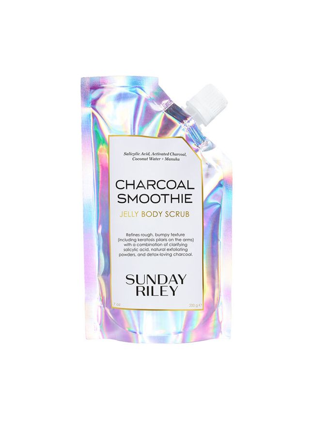 sunday riley charcoal smoothie jelly body scrub  £38