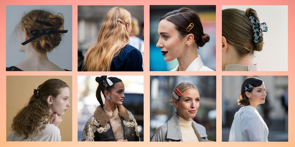 PRADA プラダ　バレッタ　ヘアクリップ　ヘアピン　ピンク　クリスタル