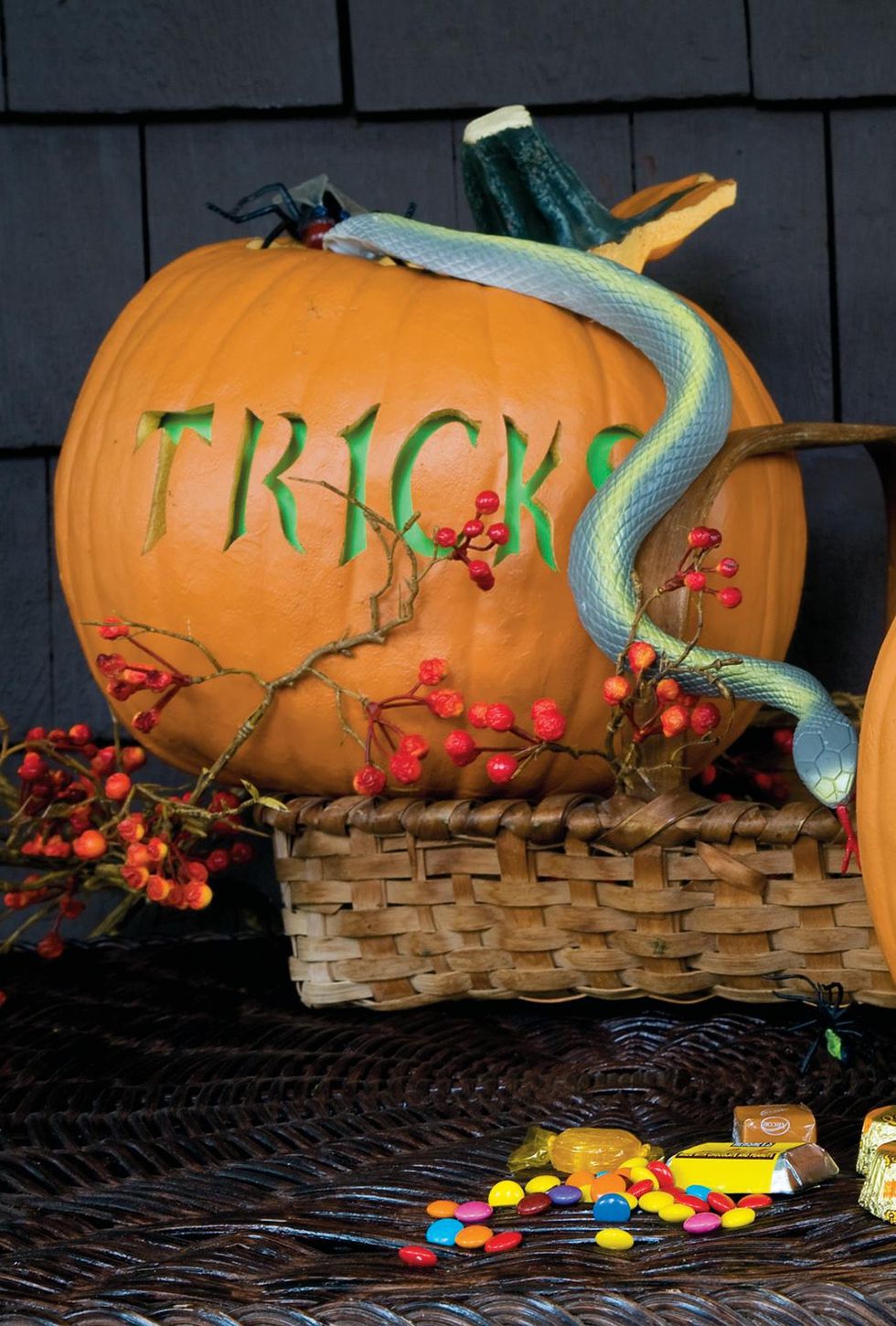 pumpkin carving ideas tricks and treats