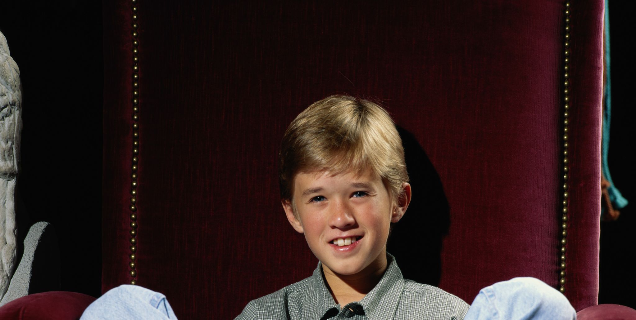 american child actor haley joel osment, circa 2000 he was nominated for an academy award for his role in the 1999 film the sixth sense photo by maureen donaldsongetty images