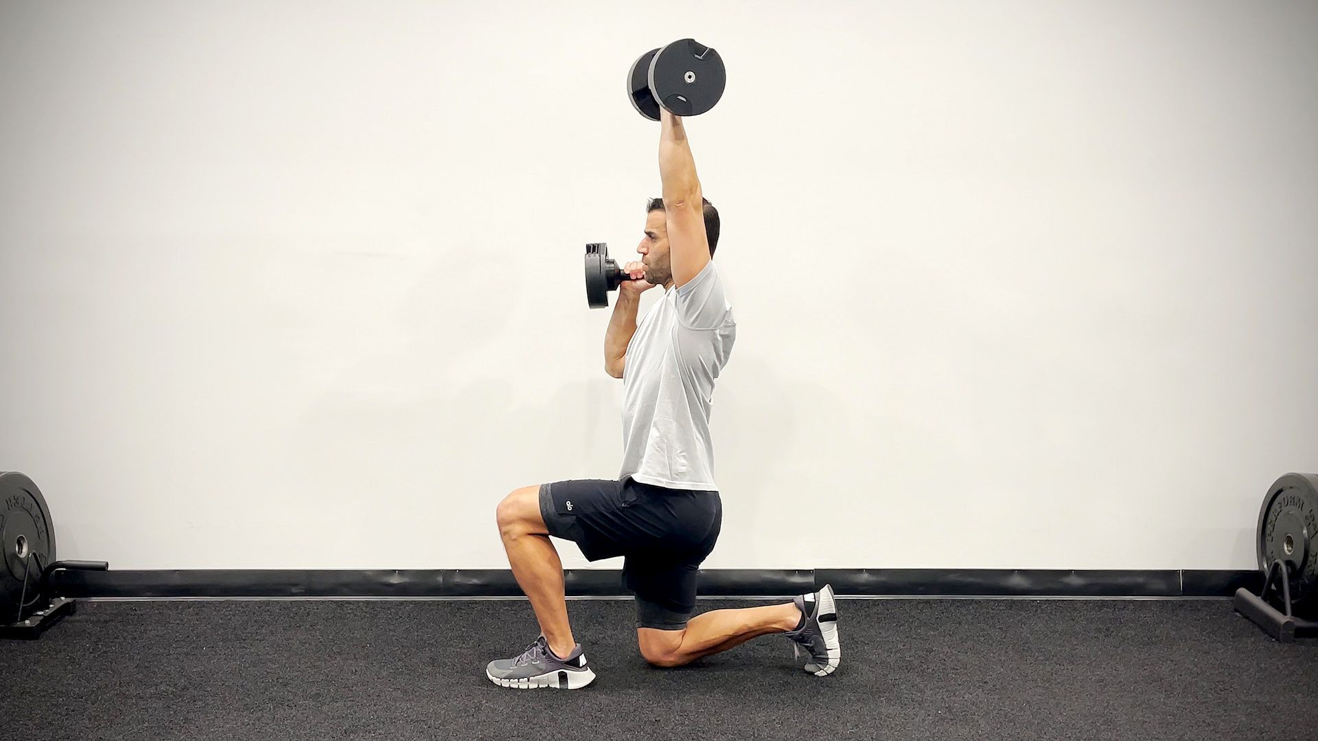 dumbbell squat press