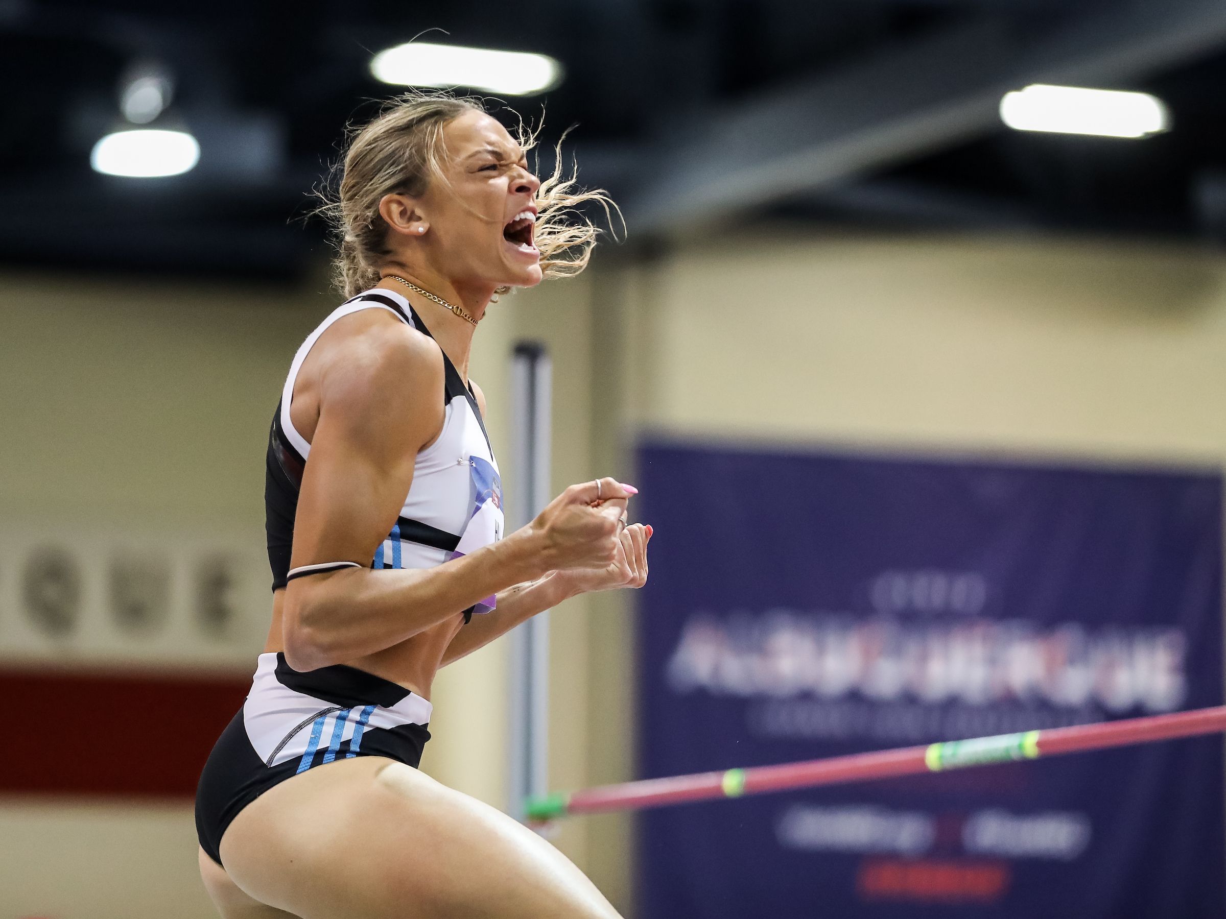 Anna Hall Breaks American Record In The Pentathlon | Usatf Indoor  Championships