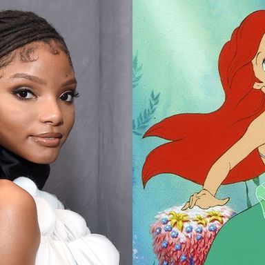 Halle Bailey and Ariel
