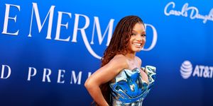 halle bailey at the little mermaid premiere