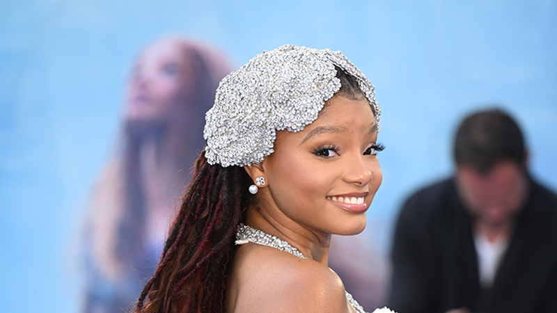 Halle Bailey just went to the cinema in disguise to watch The Little Mermaid