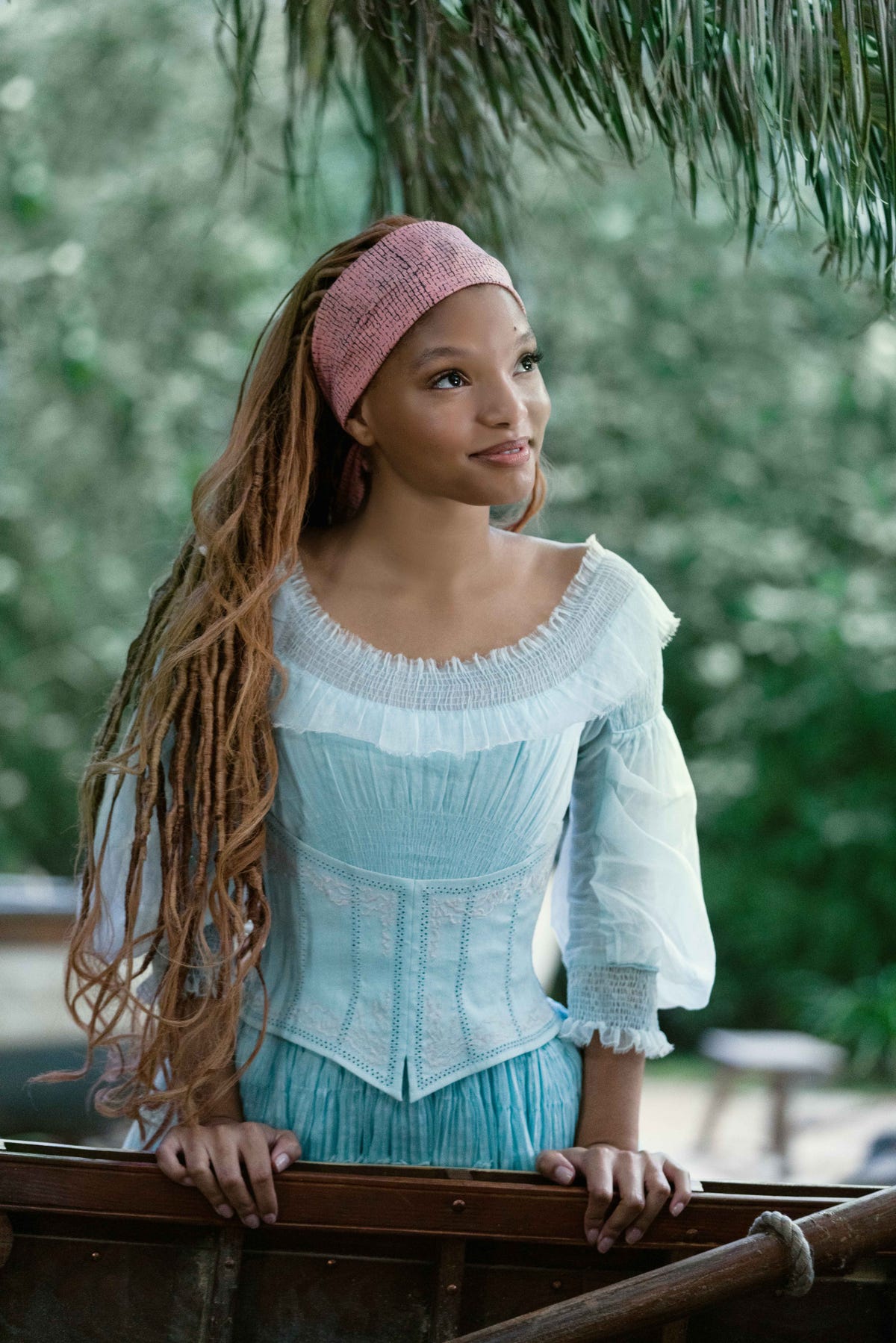 Little Mermaid star Halle Bailey goes unnoticed at movie screening