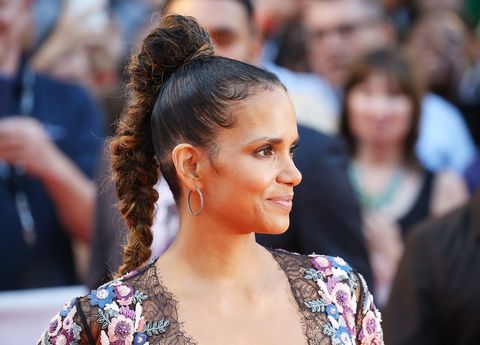 braided pony hairstyles halle berry