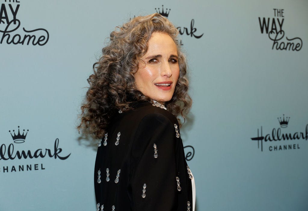 hallmark star and 'the way home' cast member andie macdowell