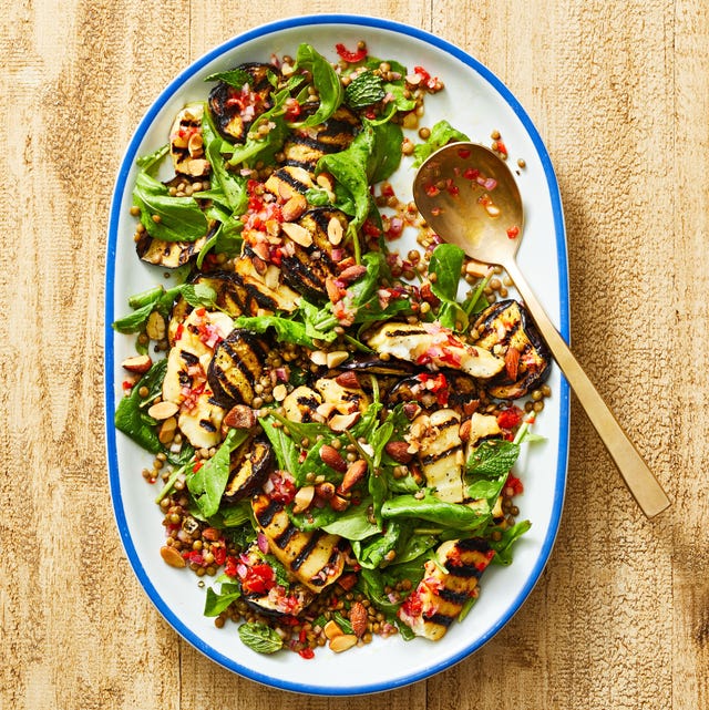 Halloumi and Eggplant Salad halloumi and eggplant salad