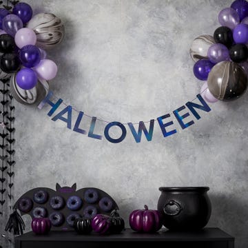 decoración de halloween manualidades con globos