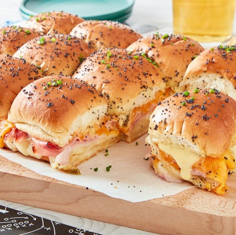 easy appetizers ham and cheese sliders
